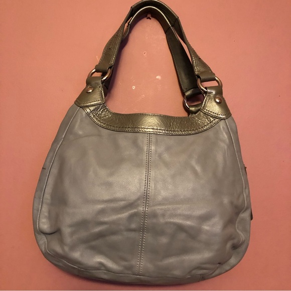 Coach Soho Lynn gray leather hobo shoulder bag - Picture 3 of 12